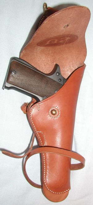 PC&L M1912 Holster, open with Star P inside
